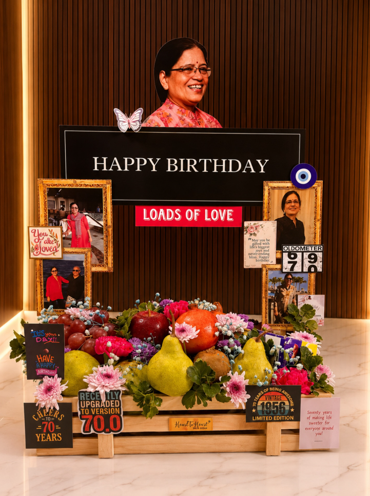 Birthday gift arrangement